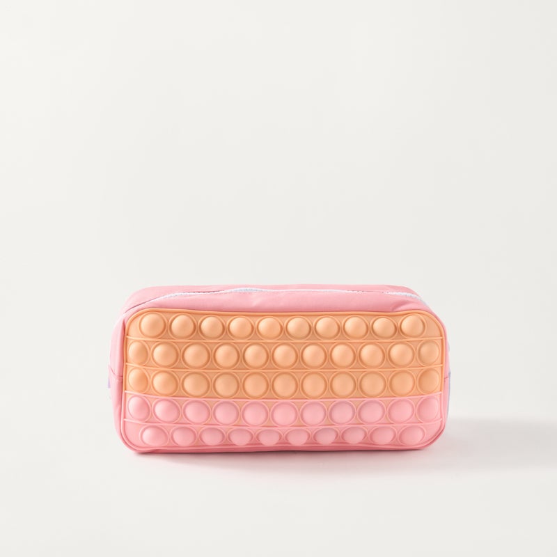 Mayfair Pouch - Hello Pop Pink - 3Cmprt  (Polyester) Pink \ 22X10X5.5Cm - Image 3